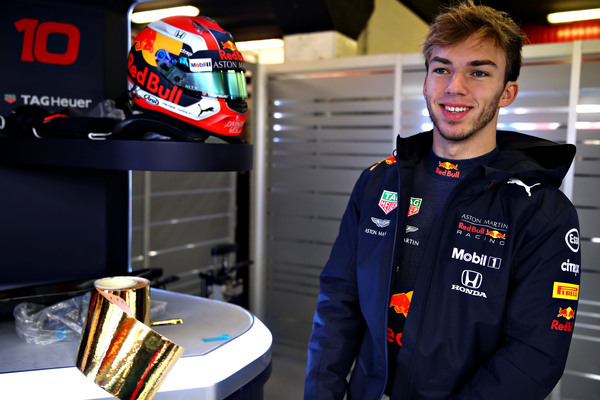 Gasly vintertest Barcelona