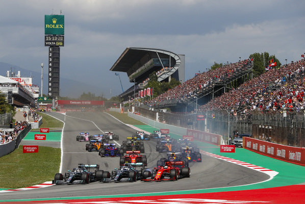 Spaniens Grand Prix 2019. Hamilton tager starten - og løbet