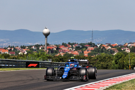 Ungarns Grand Prix 2021. Esteban Ocon på Hungaroring