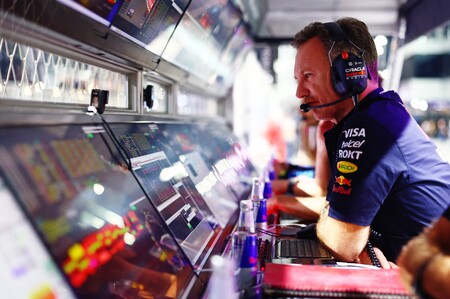 Red Bulls teamchef, Christian Horner. Saudi Arabiens GP 2024