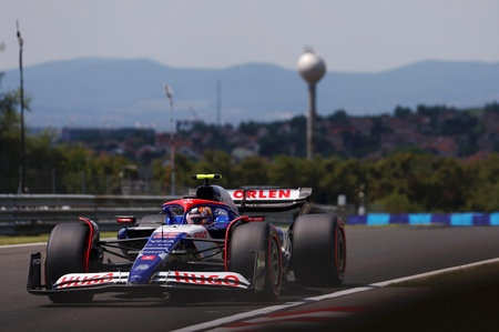 Ungarns Grand Prix 2024. Yuki Tsunoda på Hungaroring