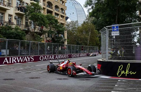 Lewis Hamilton i Ferrari. Azerbaijans GP 2025