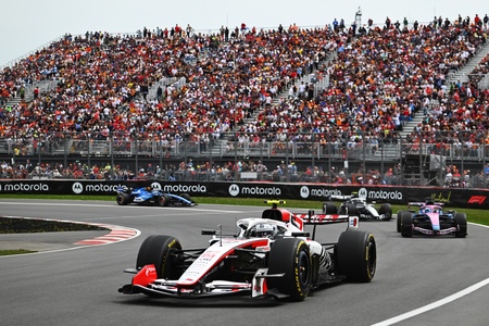 Canadas Grand Prix 2026. Oliver Bearman for Haas under sprintløbet