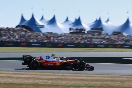 Englands Grand Prix 2026. Lewis Hamilton under sprintkvalifikationen