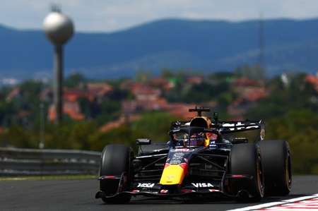 Ungarns Grand Prix 2026. Max Verstappen på Hungaroring
