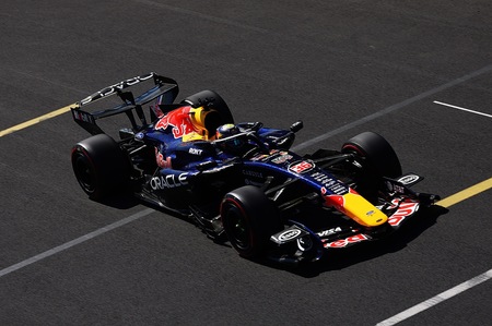 Italiens Grand Prix 2026. Red Bulls testkører, Ayumu Iwasa lånte Verstappens racer